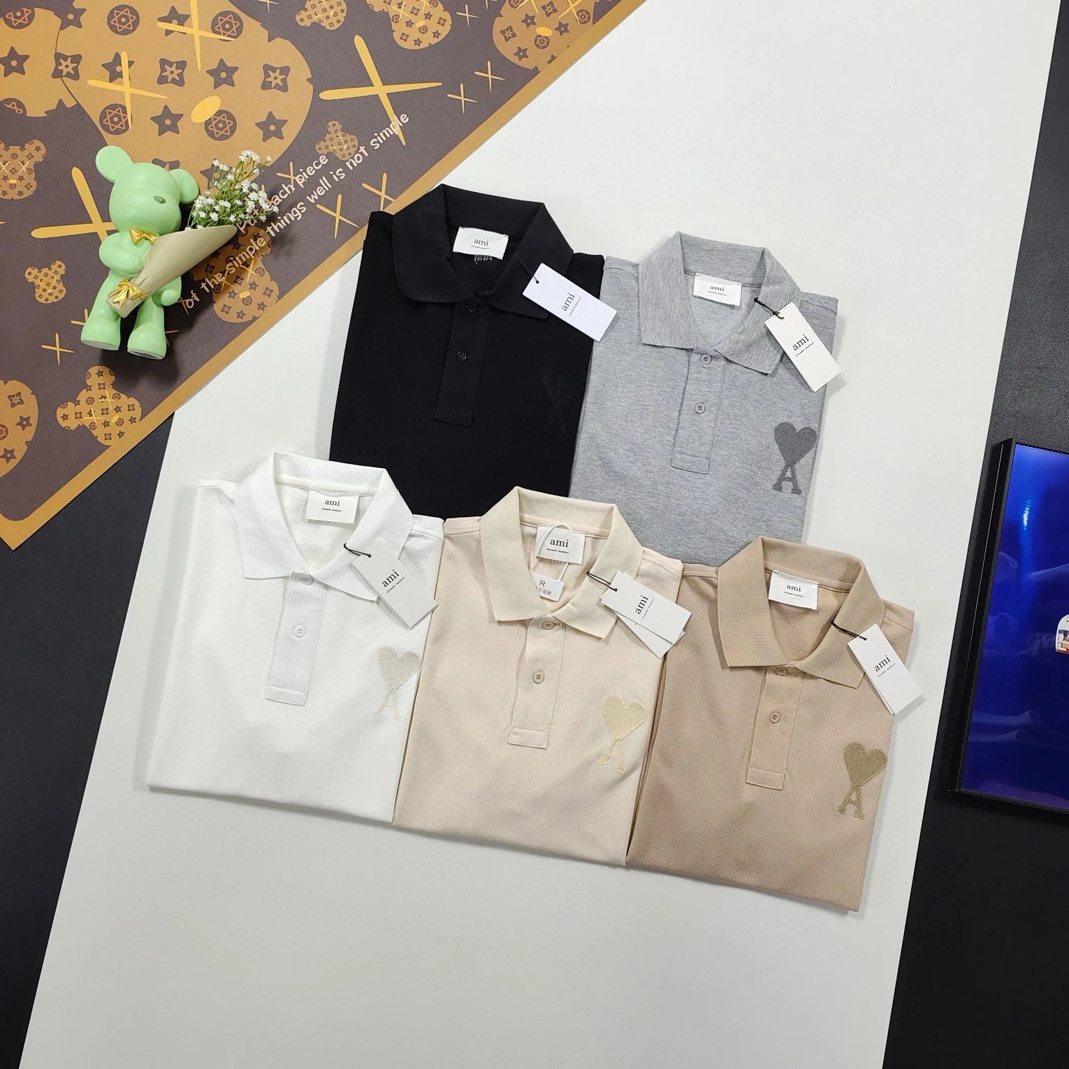 AMI Paris Polo Shirt Collection