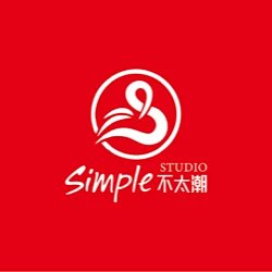 simple不太潮 logo