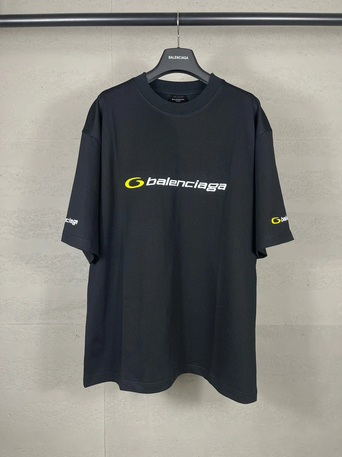 Balenciaga Logo T-Shirt Black