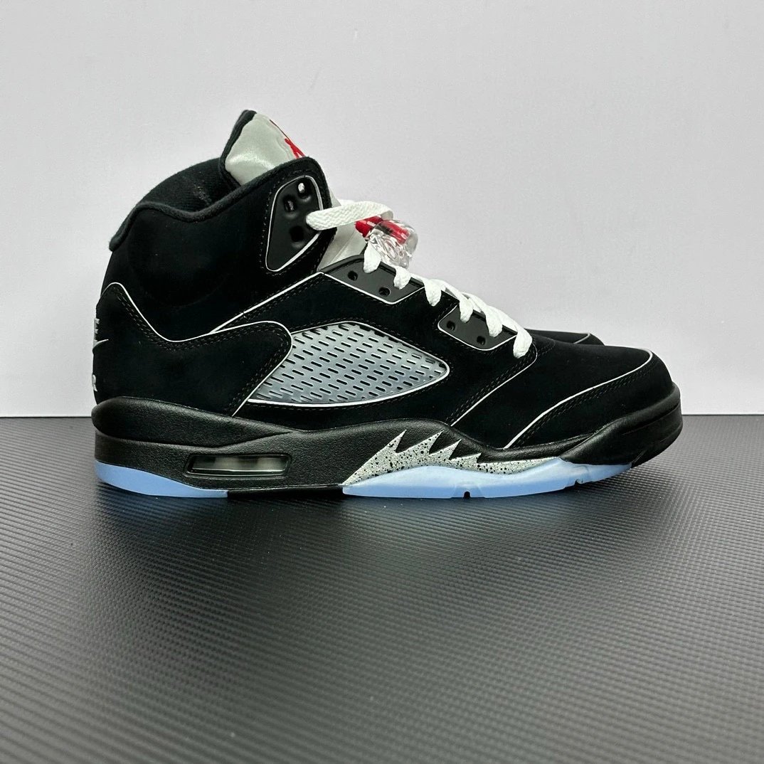 Nike Air Jordan 5 Retro OG Black White Metallic Silver