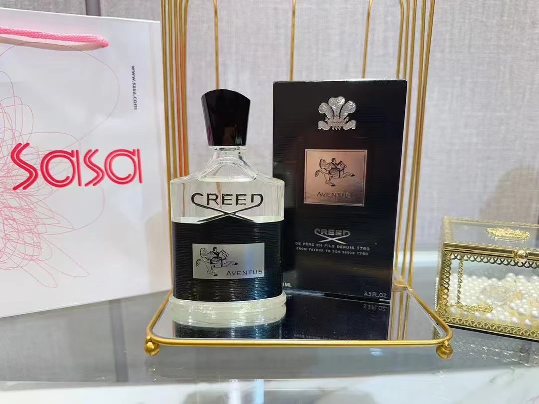 Creed Aventus and Silver Mountain Water Perfume