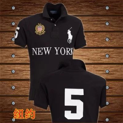 Summer new men's standing collar urban polo shirt