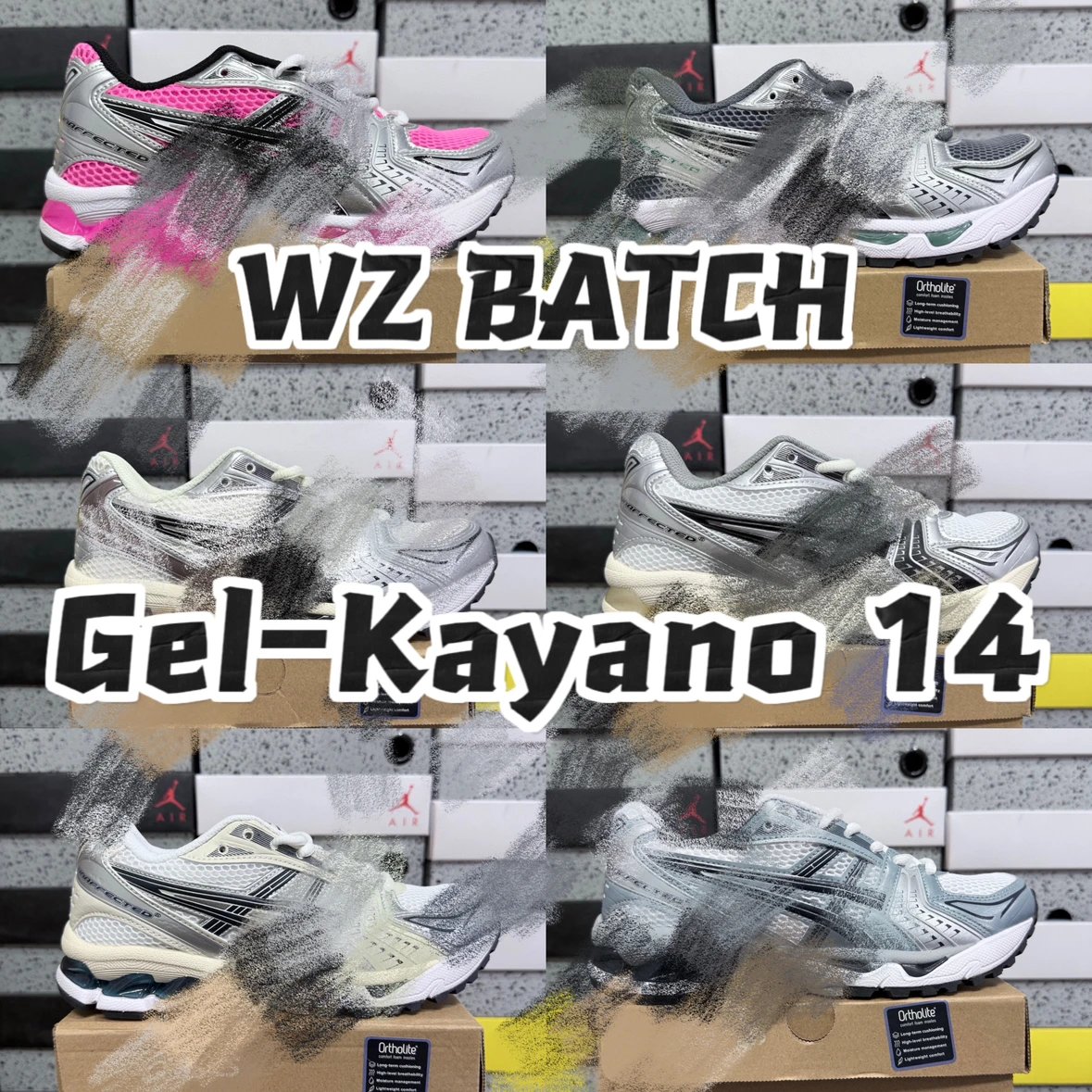 Asics Gel-Kayano 14 Pink Black Silver