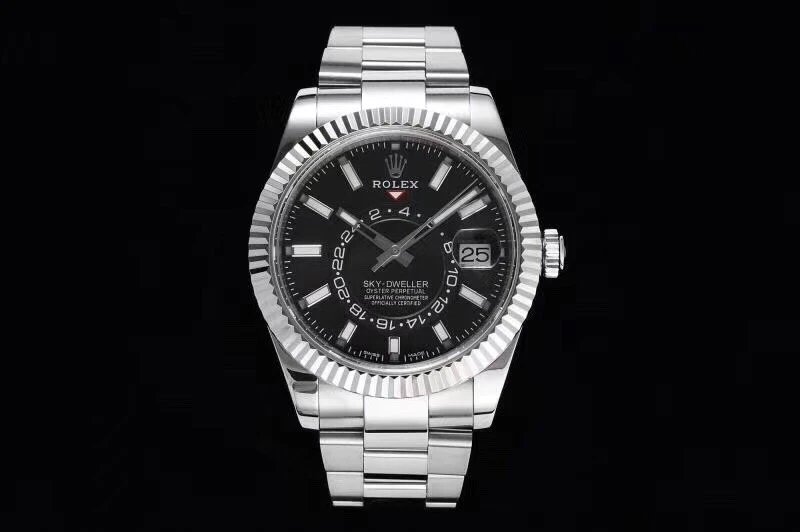 全功能Sky-Dweller 天行者！ 【表壳】尺寸42MM，沉稳可靠、雍容大度！
