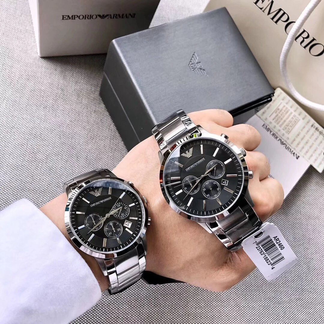 ARMANI款式底盖型号一一对应，参数、机芯全部对应正品，支持拆机验货！轻松过专柜！