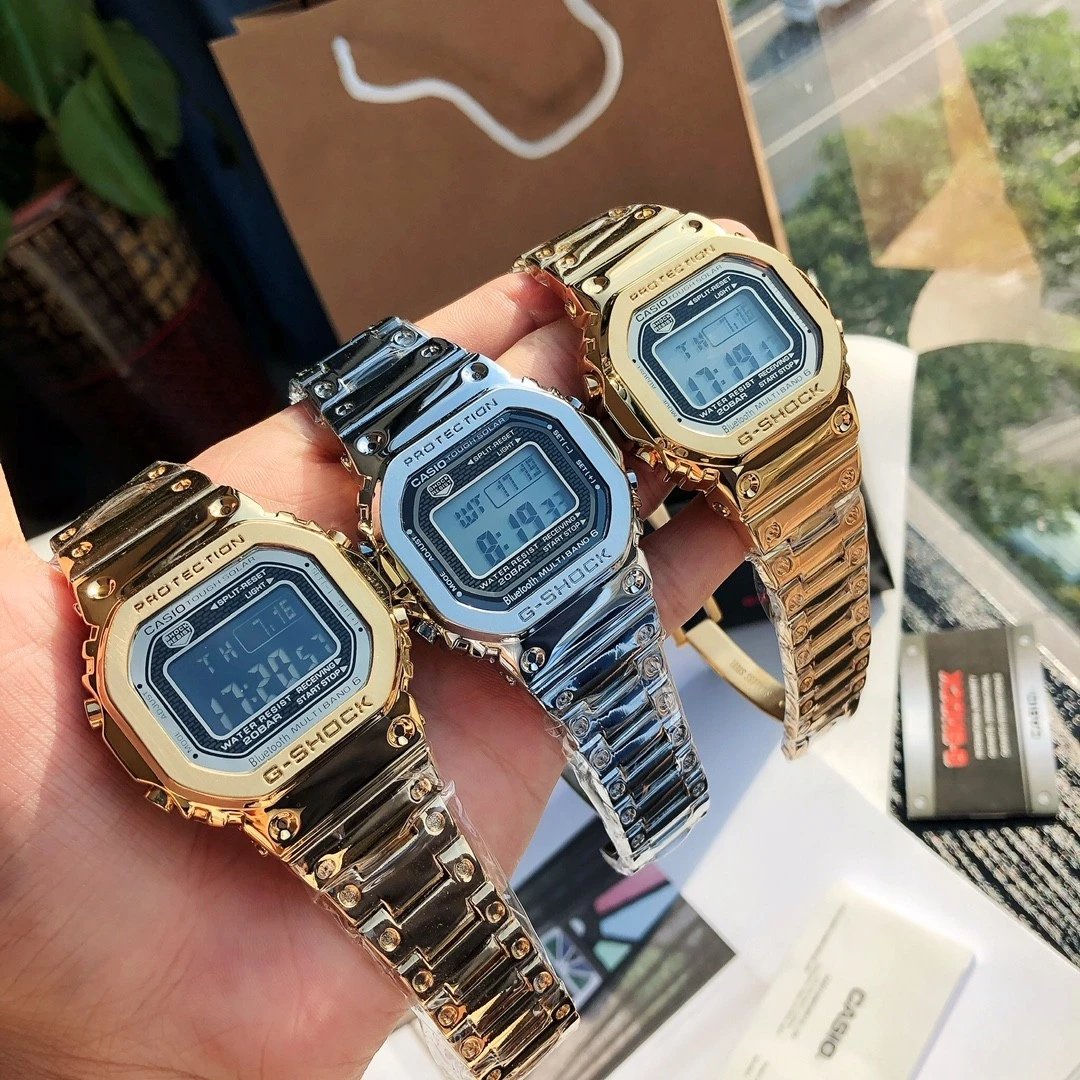 Casio G-Shock GMW-B5000 Full Metal Gold Silver