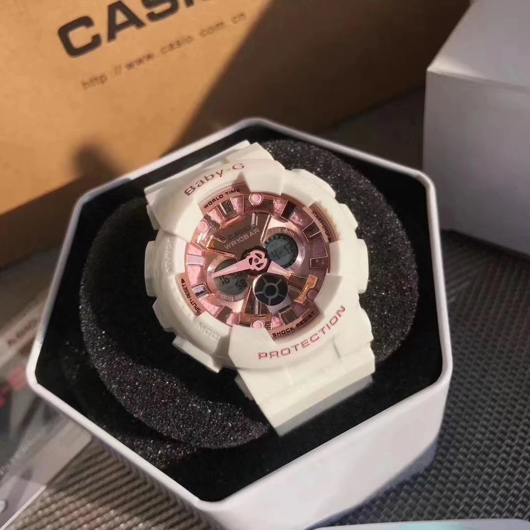 Casio Baby-G BA-120 White Pink