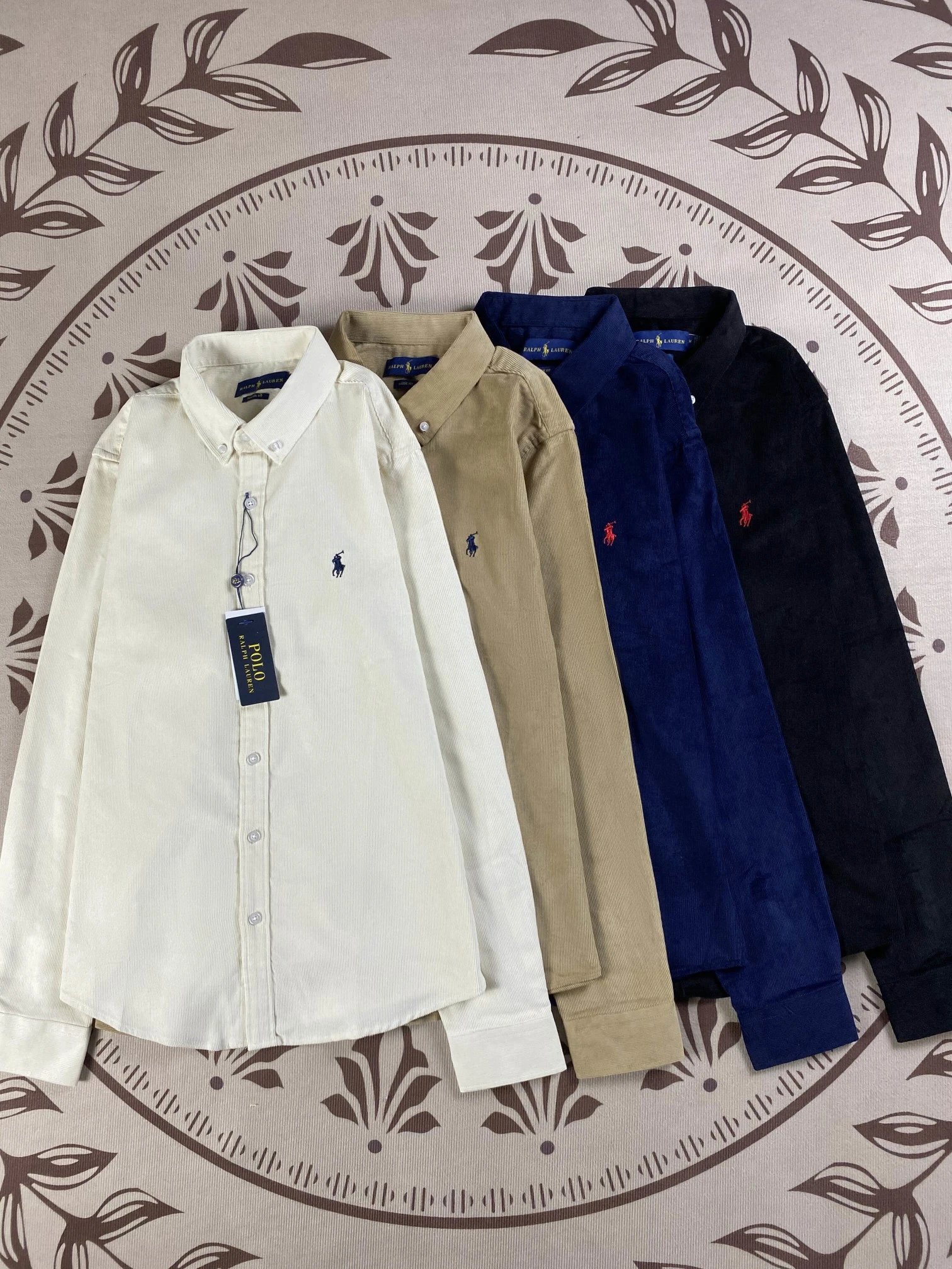 2262 RL corduroy shirt for men and women四色灯芯绒衬衫男女同款