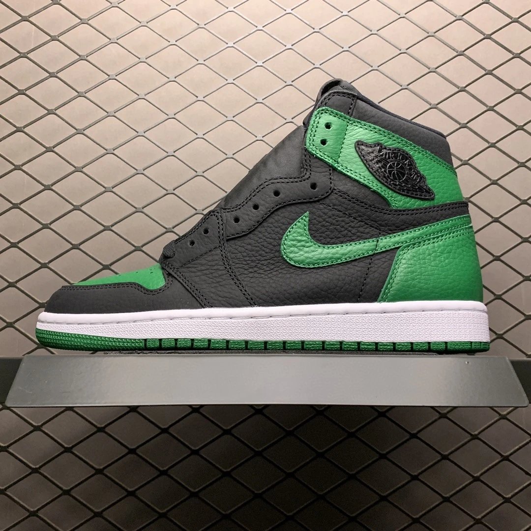次纯原Air Jordan 1 Pine Green AJ1乔1黑绿男鞋篮球鞋555088-030运动鞋休闲鞋板鞋