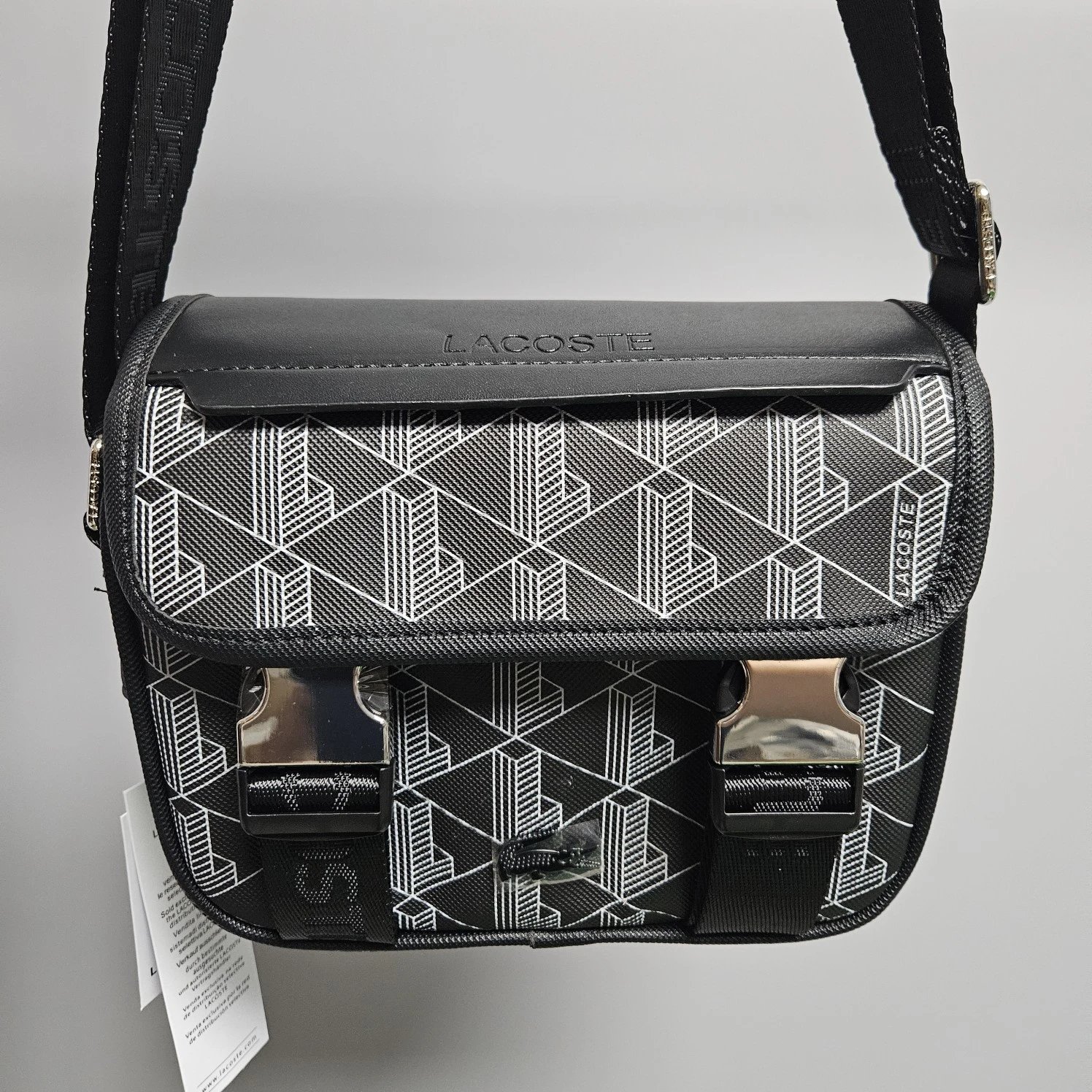 Lacoste Monogram Crossbody Bag