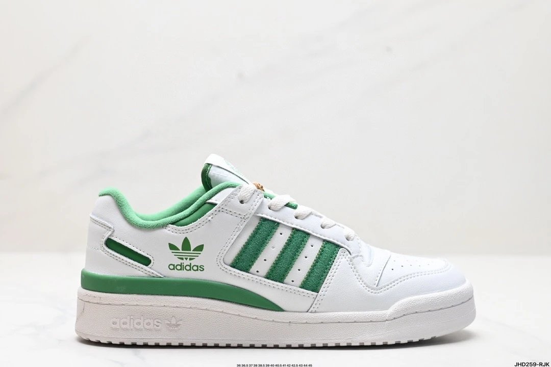 Adidas Forum Low White Green Sneakers