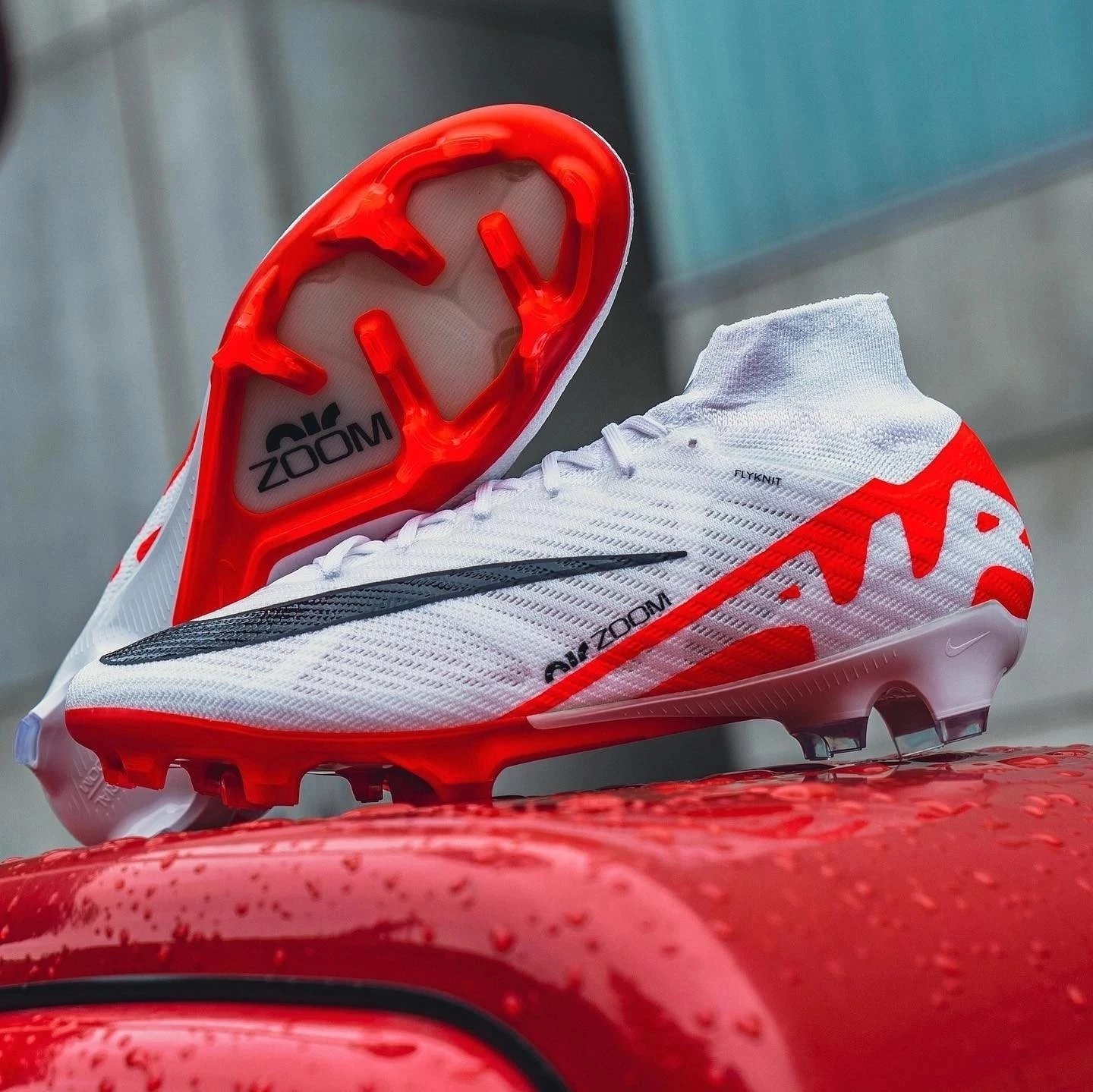 蓝月妖星: Air Zoom Mercurial Superfly IX Elite FG/AG 刺客15 足球鞋 超顶 高帮 气垫 长钉 战靴 DJ4977-600