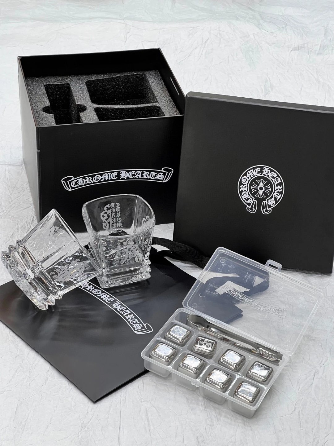Chrome Hearts Crystal Tumbler Set